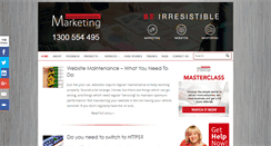 Desktop Screenshot of commonsensemarketing.com.au